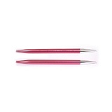 Спицы съемные "Zing" 6,5мм/13см, алюминий, коралловый, KnitPro, 47508