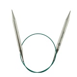 Спицы круговые "Mindful" 9мм/60см, нержавеющая сталь, серебристый, KnitPro, 36087