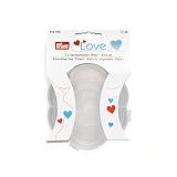 Серия "Prym Love" - Бокс для хранения "Цветок", диаметр 10см, пластик, прозрачный, Prym, 612415