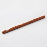 Крючок для вязания "Ginger" 12/15см, ламинированная береза, коричневый KnitPro, 31253