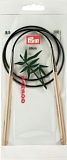 Спицы круговые "Bamboo" с гибкой фиолетовой леской 5,5мм/80см, Prym, 221509